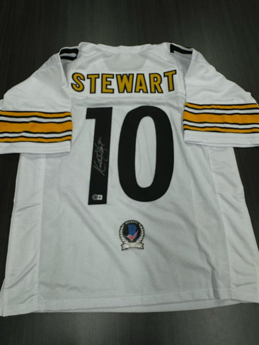 Kordell Stewart Signed Pittsburgh Steelers Custom Jersey Beckett COA