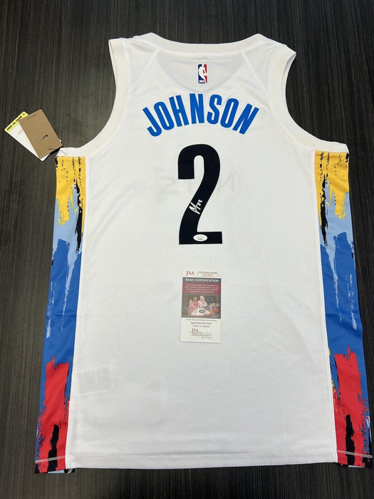 Cameron Johnson Signed Brooklyn Nets Jersey JSA COA