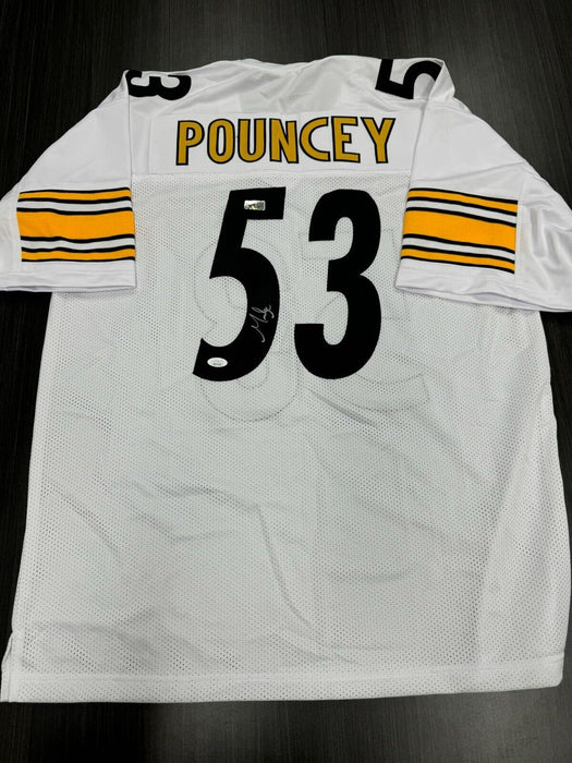 Maurkice Pouncey Signed Pittsburgh Steelers Custom Jersey JSA COA