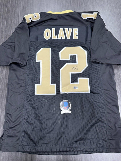 Chris Olave Signed New Orleans Saints Custom Jersey Beckett COA