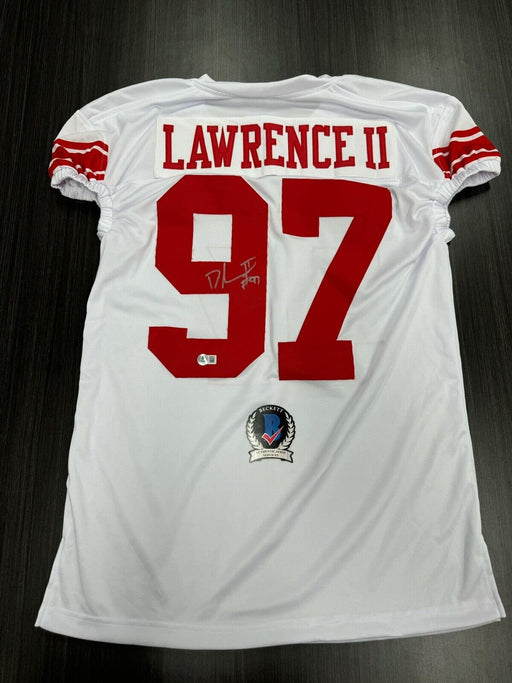 Dexter Lawrence Signed New York Giants Custom Jersey Beckett COA