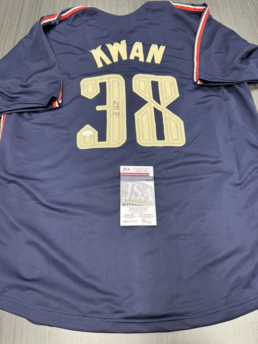 Steven Kwan Signed Custom Cleveland Guardians Custom Jersey JSA COA