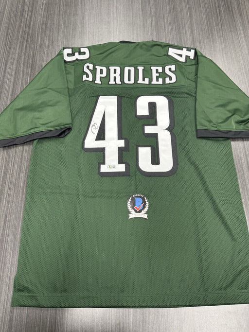 Darren Sproles Signed Philadelphia Eagles Custom Jersey Beckett COA