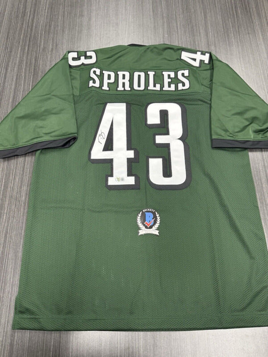 Darren Sproles Signed Philadelphia Eagles Custom Jersey Beckett COA