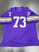 Ron yary Signed Minnesota Vikings Custom Jersey JSA COA