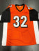 Rudi Johnson Signed Cincinnati Bengals Custom Jersey JSA COA