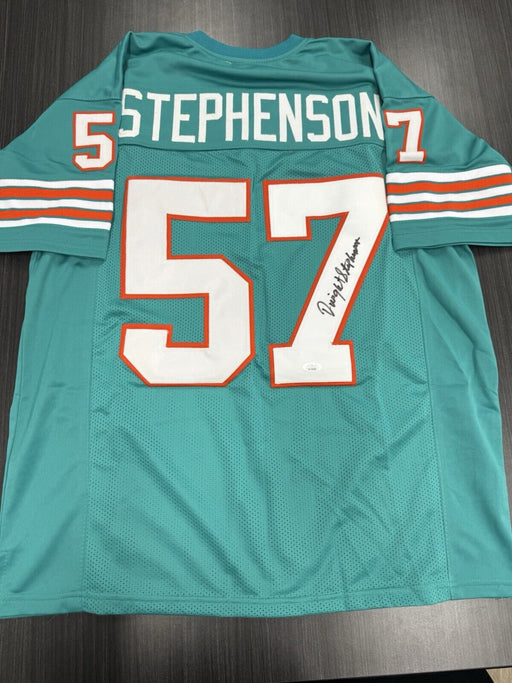 Dwight Stephenson Signed Miami Dolphins Custom Jersey JSA COA