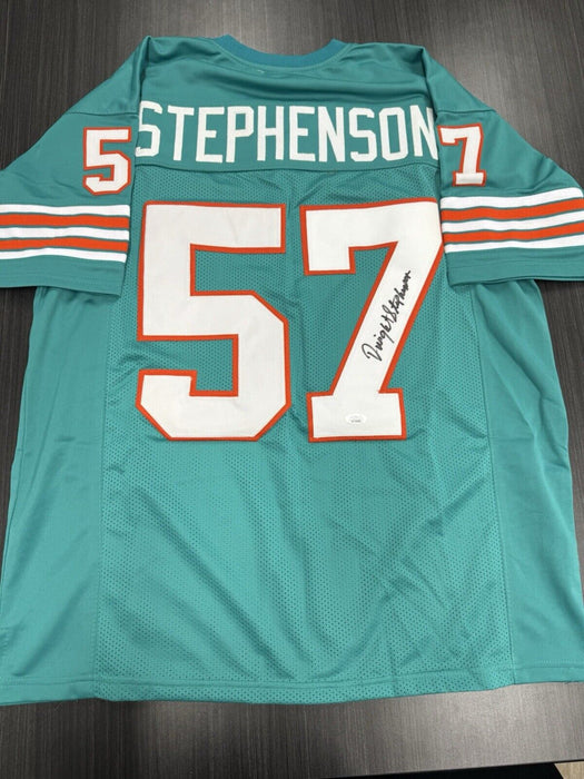Dwight Stephenson Signed Miami Dolphins Custom Jersey JSA COA