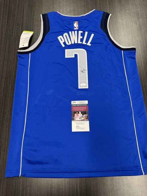 Dwight Powell Signed Dallas Mavericks Jersey JSA COA