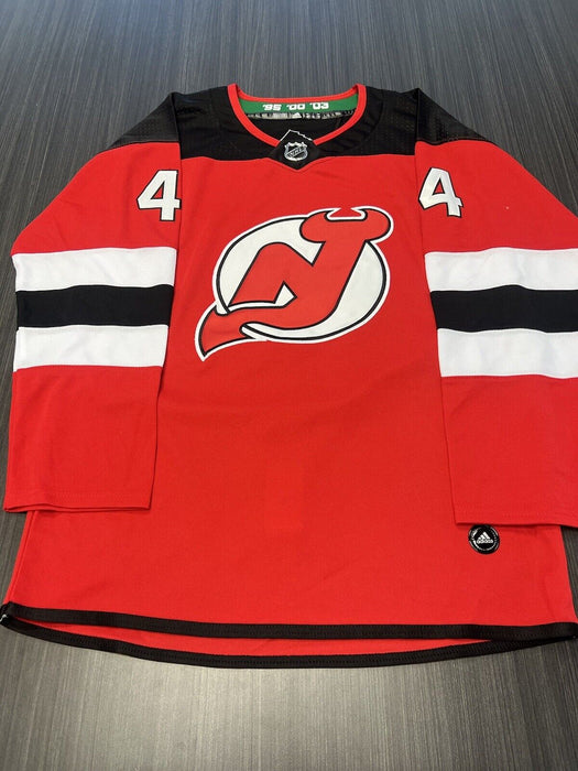 Miles Wood Signed New Jersey Devils Jersey JSA COA