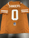 Ja’Tavion Sanders Signed Texas Longhorns Custom Jersey Beckett COA