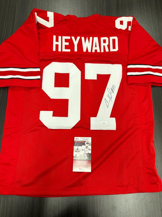 Cameron heyward Signed Ohio State Buckeyes Custom Jersey JSA COA