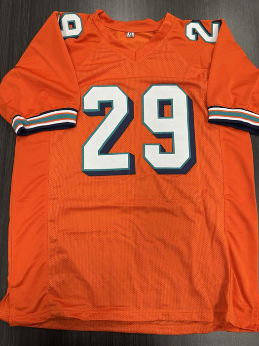 Sam Madison Signed Miami Dolphins Custom Jersey JSA COA