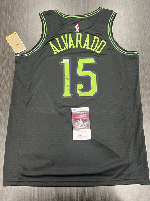 Jose Alvarado Signed New Orleans Pelicans Jersey JSA COA