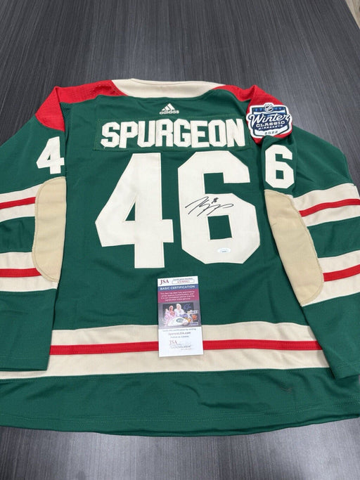 Jared Spurgeon Signed Minnesota Wild Jersey JSA COA