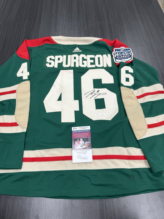 Jared Spurgeon Signed Minnesota Wild Jersey JSA COA