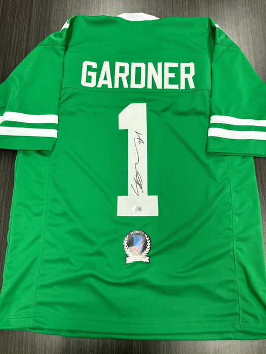 Sauce Gardner Signed New York Jets Custom Jersey Beckett COA