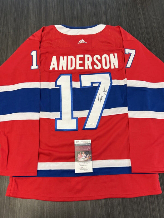 Josh Anderson Signed Montreal Canadiens Jersey JSA COA