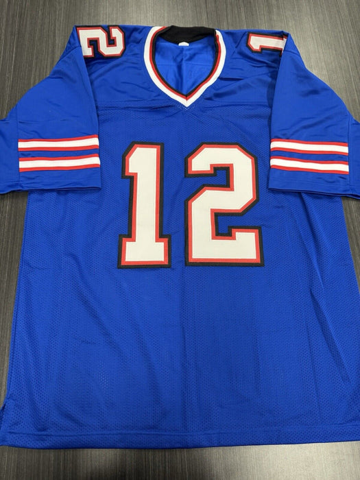 Jim Kelly Signed Buffalo Bills Custom Jersey JSA COA