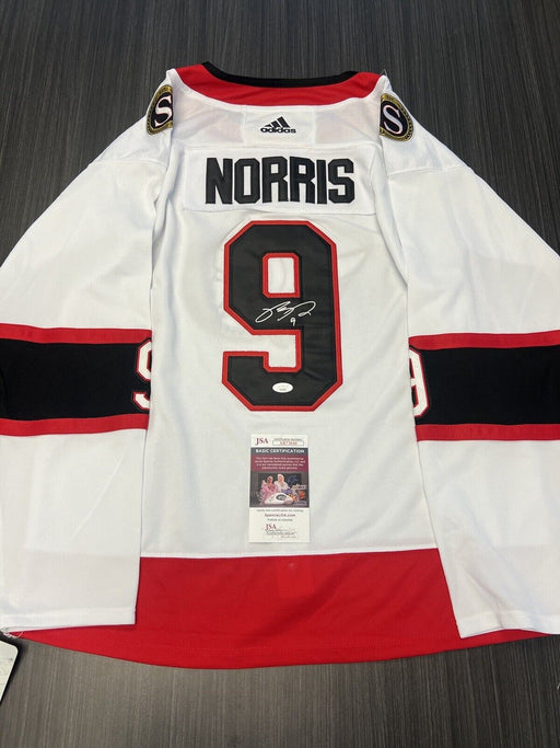 Josh Norris Signed Ottawa Senators Jersey JSA COA