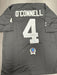 Aidan O’Connell Signed Oakland Raiders Custom Jersey Beckett COA