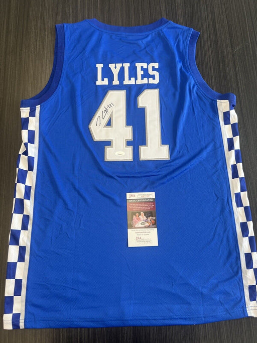 Trey Lyles Signed Kentucky Wildcats Jersey JSA COA