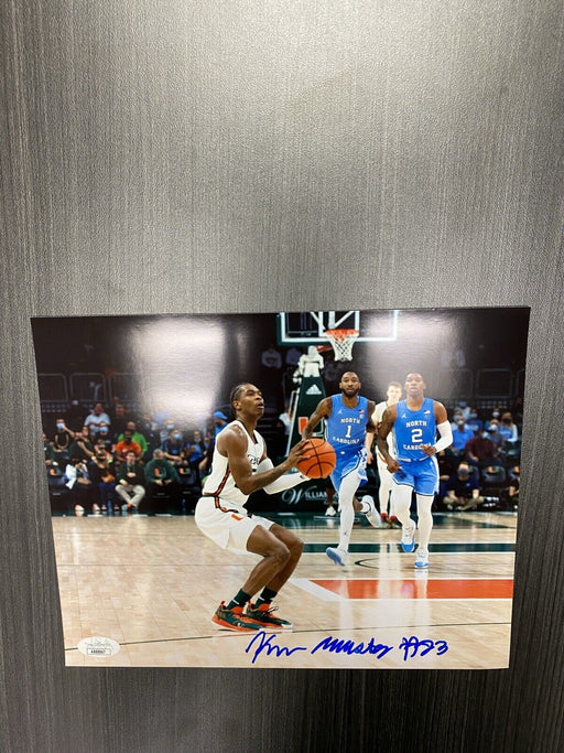 Kameron McGusty Signed 8x10 Photo Miami Hurricanes JSA COA