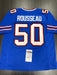 Gregory Rousseau Signed Buffalo Bills Custom Jersey JSA COA