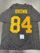 Antonio Brown Signed Pittsburgh Steelers Custom Jersey Beckett COA