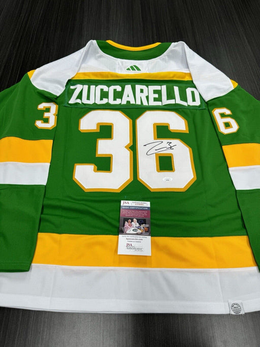 Mats Zuccarello Signed Minnesota Wild Jersey JSA COA