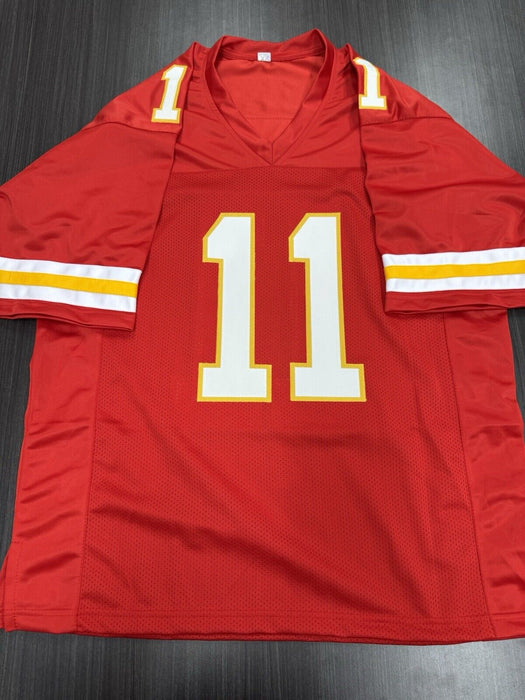 Marquez Valdes Scantling Signed Kansas City Chiefs Custom Jersey JSA COA