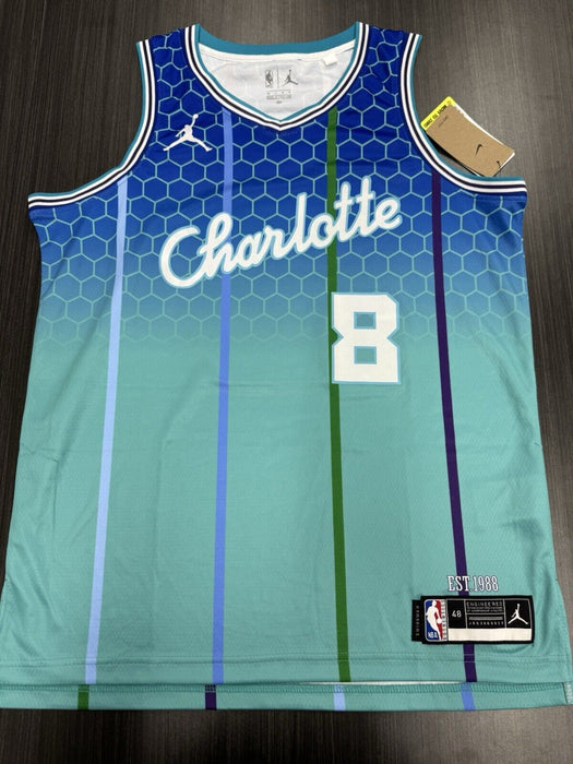 Nick Smith Jr Signed Charlotte Hornets Jersey JSA COA