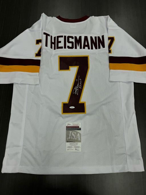 Joe Theismann Signed Washington Redskins Custom Jersey Beckett COA