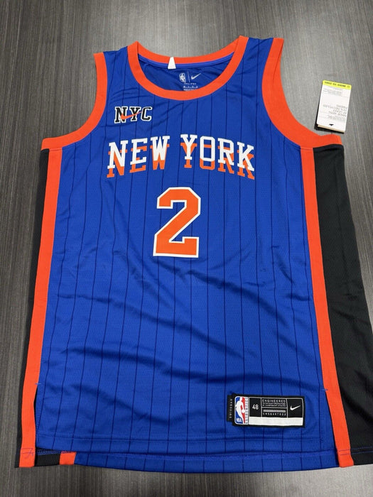 Miles McBride Signed New York Knicks Jersey JSA COA