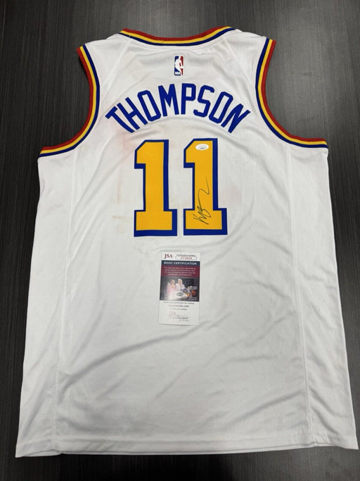 Klay Thompson Signed Golden State Warriors Jersey JSA COA