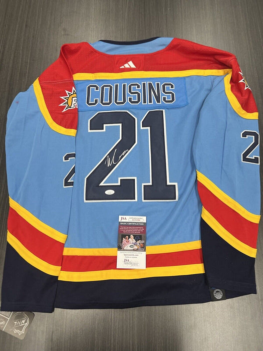 Nick Cousins Signed Florida Panthers Jersey JSA COA