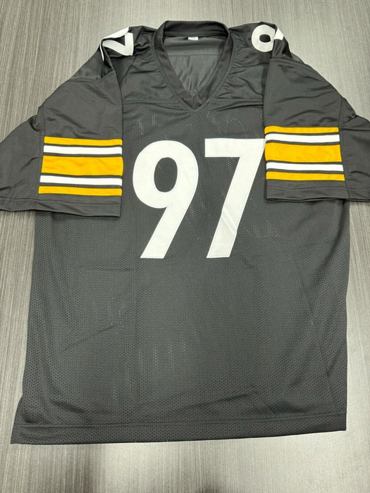 Cameron heyward Signed Pittsburgh Steelers Custom Jersey Beckett COA