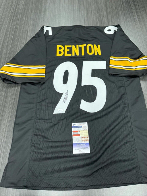 Keeanu Benton Signed Pittsburgh Steelers Custom Jersey JSA COA