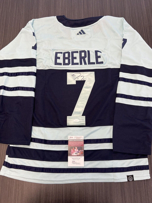 Jordan Eberle Signed Seattle Kraken Jersey JSA COA