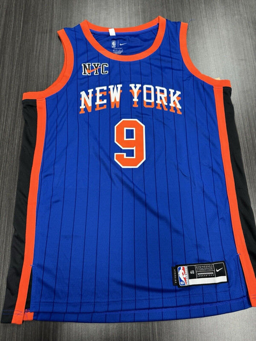 Rick Brunson Signed New York Knicks Jersey JSA COA