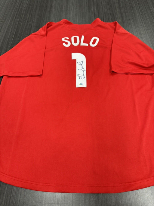 Hope Solo Signed USA Soccer Custom Jersey RSA COA