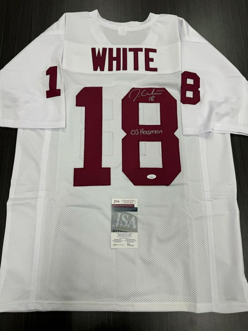 Jason White Signed Oklahoma Sooners Custom Jersey JSA COA