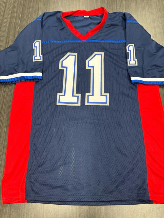 Drew Bledsoe Signed Buffalo Bills Custom Jersey Beckett COA