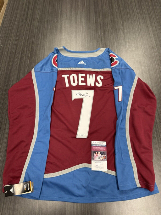 Devon Toews Signed Colorado Avalanche Jersey JSA COA