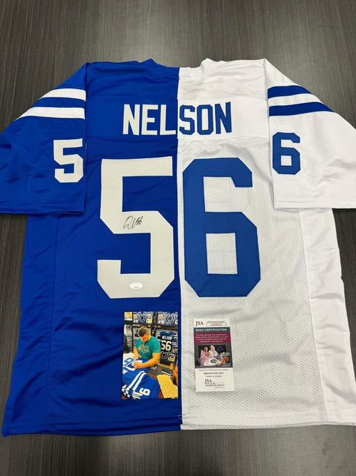 Quenton Nelson Signed Indianapolis Colts Custom Jersey JSA COA