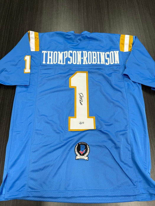 Dorian Thompson Robinson Signed UCLA Bruins Custom Jersey Beckett COA