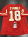 Emmitt Thomas Signed Kansas City Chiefs Custom Jersey JSA COA