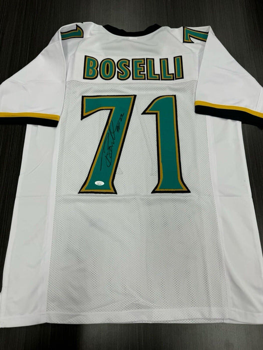 Tony Boselli Signed Jacksonville Jaguars Custom Jersey JSA COA