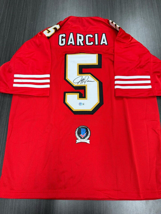 Jeff Garcia Signed San Francisco 49ers Custom Jersey Beckett COA