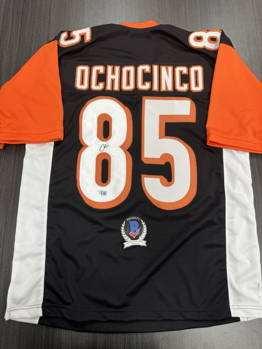 Chad Ochocinco Signed Cincinnati Bengals Custom Jersey Beckett COA